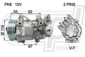 Automotive FD5046 - COMP.PCV FOCUS-MAZDA3-V50 1.6D  (C0091)