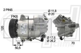 Automotive OP0036 - COMPRESOR OPEL INSIGNIA 2.0CDTI DELPHI NUEVO