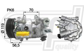  CI5036 - COMPRESOR A/A PSA 123MM 9V6