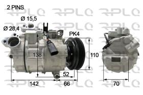 Automotive AU5020 - COMP.PCV A4-PASSAT 1.9TDI 00-04 PK4