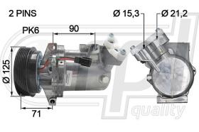 Automotive RE5091 - COMP.PCV FLUENCE-LOGAN-LODGY 1.5DCI  (C0115)