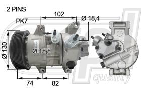 Automotive TO5043 - COMP.PCV TO AVENSIS 2.2D4D 04-  (C0153)