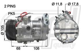 Automotive OP5011 - COMP.PCV OPEL CORSA-ASTRA 1.2-1.4 (C0028)