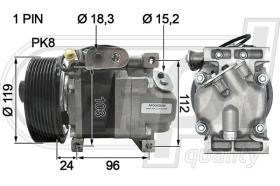 Automotive MZ5030 - COMP.PCV MZ 6 2.CD 08 (C0104)