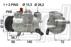 Automotive AU5047 - COMP.PCV A4-A5-A6 2.0TDI 11-