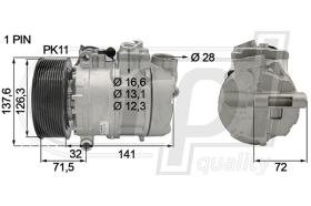 Automotive MB5038 - COMP.PCV MB ACTROS PK11 24V  (C0096)