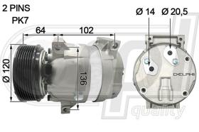 Automotive RE5076 - COMPR.A/A P/RENAULT MASTER II-III 2.5DCI (C0032)