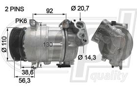 Automotive CI5055 - COMP.PCV C4-DS4-308 1.6HDI 14-  110MM (C0079)