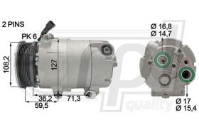 Automotive FD5036 - COMPR.A/A CMAX-S40-V50 2.0D (C0016)