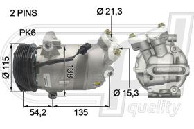 Automotive NI5057 - COMP.PCV QASHQAI-MEGANE-CLIO 2.0G 07-