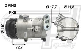 Automotive OP5044 - COMP.PCV OPEL 1.3D 06- (C0120)