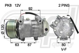 Automotive JC5001 - COMP.PCV JCB 535-540-2CX-3CX-4CX  (C0154)