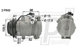 Automotive MI5030 - COMPRESOR MITSUBISHI MONTERO 3.2D (C0046)