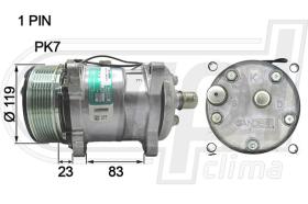 Automotive SD0571 - COMP.ORIGINAL OEM SD5S14 PK7 H-O 12V (C0155)