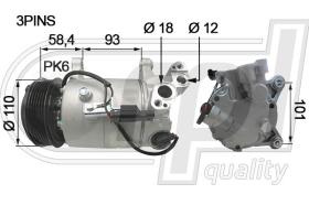 Automotive BW5070 - COMP.PCV BMW X1/X4/ SERIE 2.0D (C0072)