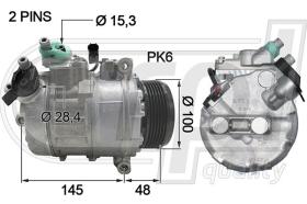 Automotive BW5044 - COMP.A/A E90-91 325D-330D 05- (190ML)