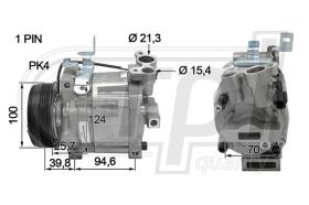 Automotive SR5009 - COMPRESOR SUBARU IMPREZA 08-