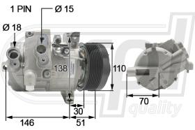 Automotive SU5016 - COMPRESOR SUZUKI GRAND VITARA