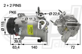 Automotive FD0088 - COMP.ORIGINAL OEM TRANSIT 2.0TDCI 03/16-