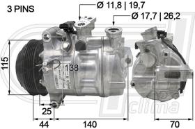 Automotive MB0114 - COMP.ORIGINAL OEM W213 E220D-W907 2.0D 18- PK5 SD