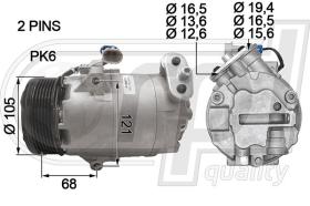 Automotive OP5012 - COMP.PCV HR CVC A/D PV5 109MM 12V V-B (C0100)