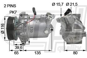 Automotive RE5094 - COMP.PCV RENAULT-DACIA-NISSAN  PK7  (C0148)