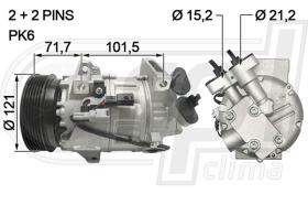 Automotive RE0084 - COMP.ORIGINAL OEM LAGUNA III 1.5DCI 07-15 VALEO NUEVO  (C013