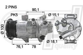 Automotive TO5045 - COMPRESOR TOYOTA AVENSIS-VERSO 2.0D