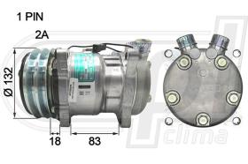 Automotive SD0585 - COMP.ORIGINAL OEM SD5S14 2A V-R 12V