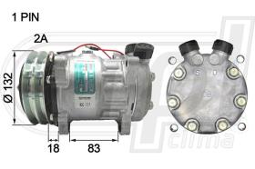 Automotive SD0732 - COMP.ORIGINAL OEM SD7H15 2A V-R 12V