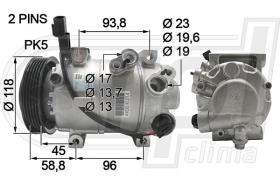 Automotive HY0079 - COMPRESOR HYUNDAI ORIGINAL HANON