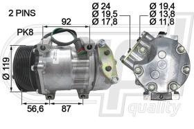 Automotive SC5003 - COMPRESOR SCANIA 24V (C0041)