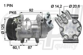 Automotive RE5031 - COMPRESOR RENAULT 1.9D 98- (C0042)