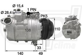 Automotive BW0028 - COMP.ORIGINAL OEM BW E38-E39-X5 30D