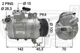 Automotive BW0038 - COMP.ORIGINAL OEM BW E60/E63/E65 530D 03-