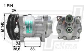 Automotive CL0004 - COMP.ORIGINAL OEM CASE-CLAAS-FENDT-MF 140MM 12V