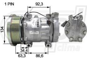 Automotive CS0005 - COMP.ORIGINAL OEM MAQUINA CASE-CATERPILLAR 12V