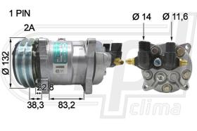 Automotive CT0016 - COMP.ORIGINAL OEM CAT MAQUINA MINAS 24V