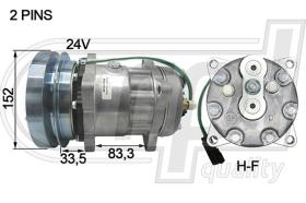 Automotive CT5003 - COMP.PCV CATERPILLAR-CASE 24V