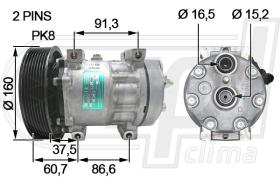 Automotive DF0006 - COMP.ORIGINAL OEM DAF CF-XF 106  EURO 6 13-