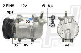 Automotive DW0009 - COMP.ORIGINAL OEM LACETTI-NUBIRA-KALOS-AVEO