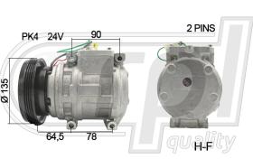 Automotive DW5008 - COMP.PCV DOOSAN-TEREX-DAEWOO