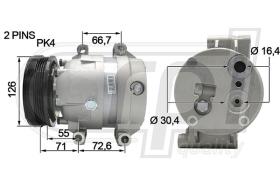 Automotive DW5042 - COMP.PCV CHEV.COVETTE V8 5.7L 97-04