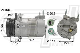 Automotive FD0076 - COMP.ORIGINAL OEM MONDEO-EVOQUE-S80-V70 10-