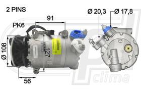 Automotive FD0082 - COMP.ORIGINAL OEM KUGA 2.0TDCI 10-12