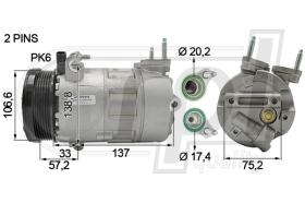 Automotive FD5076 - COMP.PCV MONDEO-EVOQUE-S80-V70 10-