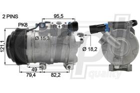 Automotive JD5021 - COMP.PCV J.DEERE 6125-ROTTNE 12V  125MM