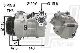 Automotive JG0020 - COMP.ORIGINAL OEM JAGUAR XF-XJ 2.0D-3.0V6 13-