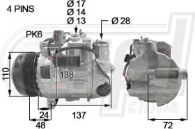 Automotive MB0065 - COMP.ORIGINAL OEM MB W204-W212 220CDI 4 PINS