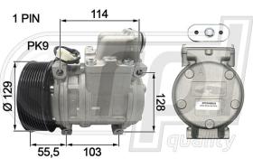 Automotive MB5025 - COMP.PCV MB ACTROS PK9 24V